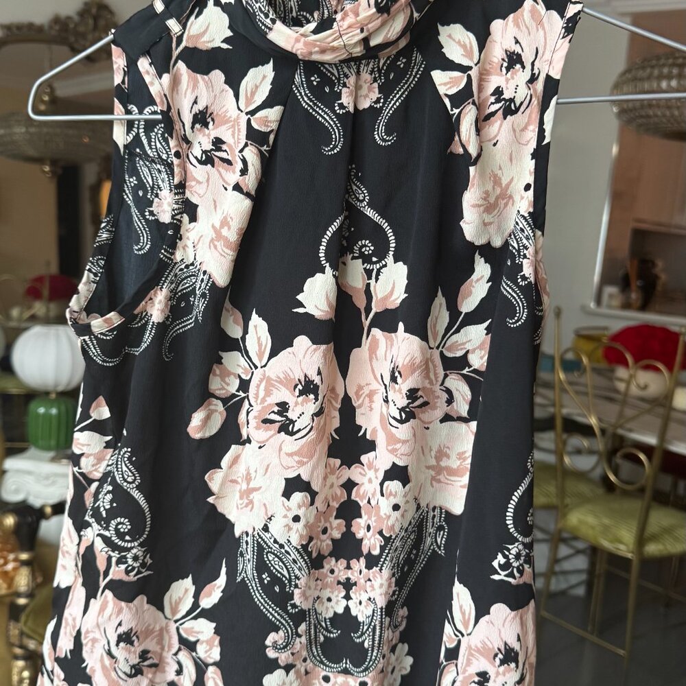 NEXT sleeveless flower print shirt